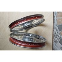 Bánh căm WAVE A 2022 ZIN trong hảng tháo ra chưa lăn bánh gắn vừa tất cả các dòng xe future neo, dream, wave thắng đùm