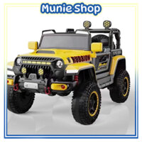 [BÁNH CAO SU] Xe ô tô điện cho bé TK 9188 - Bánh Cao Su 4 Động Cơ - Ghế Da