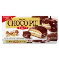Bánh Choco Pie Lotte socola hộp 6 cái
