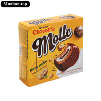 Bánh Choco pie Molle kem mềm vị hạnh nhân hộp 276g 12 cái
