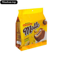 Bánh Choco pie Molle kem mềm vị hạnh nhân gói 184g 8 cái