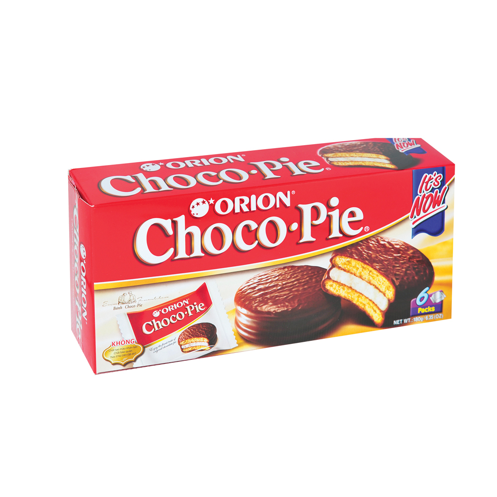 Bánh Orion Choco-Pie hộp 180g (6 bánh)
