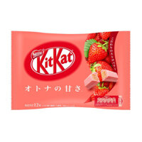 Bánh Chocolate Kitkat Vị Dâu Nhật Bản 12 Thanh Mini
