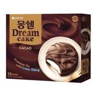 Bánh Chocopie Cacao Nhân Kem, Dream Cake, Cacao, 12 Cái, 14.39 oz (408g) - LOTTE