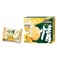 BÁNH CHOCOPIE CHUỐI ORION NHẬP KHẨU HÀN QUỐC HỘP 12 cái
