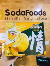 Bánh Chocopie Hàn vị Chuối 444g