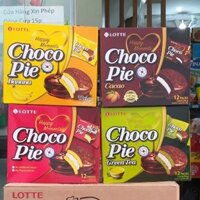 Bánh Chocopie Lotte Hàn Quốc Hộp 12 cái 336g