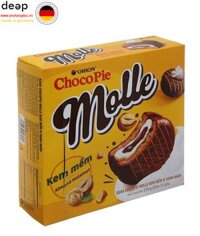 Bánh Chocopie Molle Kem Mềm Vị Hạnh Nhân 12P 276g DEEP29 www.yeuhangduc.vn sẵn sàng cho bạn