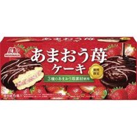 Bánh chocopie Morinaga nhân kem dâu hộp 6 cái
