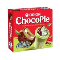 Bánh Chocopie Orion Matcha Đậu Đỏ hộp 12 cái x 336g