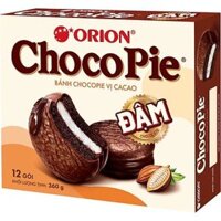 Bánh Chocopie Orion vị Cacao hộp 360g (12 gói) - 25170