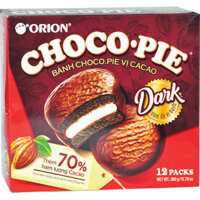 Bánh Chocopie Orion vị cacao, hộp 12 cái, 30g