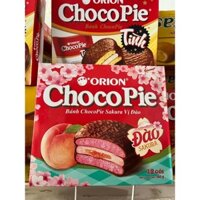 Bánh Chocopie Sakura Orion vị đào 360g (hộp 12 cái) VHMART57