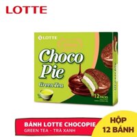 BÁNH CHOCOPIE TRÀ XANH CHOCOPIE GREEN TEA LOTTE 336 GRAM