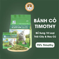 Bánh Cỏ Timothy MrHay Cho Thỏ, Bọ Ú, Chinchilla Bổ Sung 10 Loại Trái Cây Rau Củ 800g MH42
