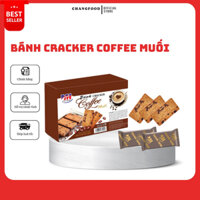 Bánh Cracker Coffee Muối Hộp 300Gram Ăn Vặt