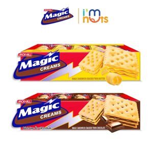 Bánh cracker hai lớp kem socola Magic Twin hộp 300g