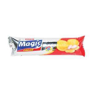 Bánh cracker kem bơ đậu phộng Magic gói 108g