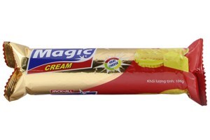 Bánh cracker kem phô mai Magic gói 108g