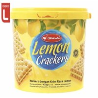 Bánh Cracker Nhân Kem Vị Chanh Kokola 400G (10 Gói x 40G)