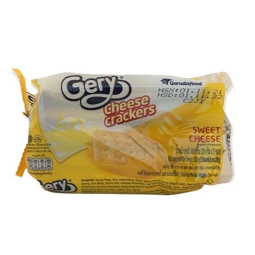 Bánh cracker phô mai Gery gói 100g