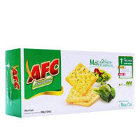 Bánh cracker vị rau AFC Dinh Dưỡng hộp 200g