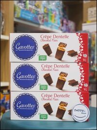Bánh Crepe Dentella Chocolat noir Gavottes (90g)