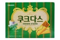Bánh Crown Hàn Quốc vị vani 288g (màu xanh lá)