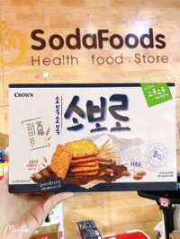 Bánh CROWN Soboro Cracker- quế hạnh nhân 240g