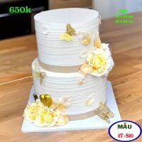 bánh cứoi 2 tầng đẹp, bánh giả trưng này,2t-s20