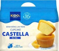 Bánh Cupcake Castella Bơ sữa 150gr; 6cái/túi