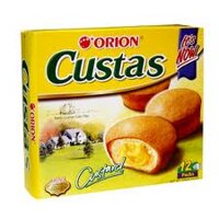 Bánh Custas kem trứng - Thùng 8 hộp x 12 chiếc (282g)