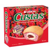 Bánh Custas phô mai vị mâm xôi việt quất Orion hộp 282.6g (1 Hộp)