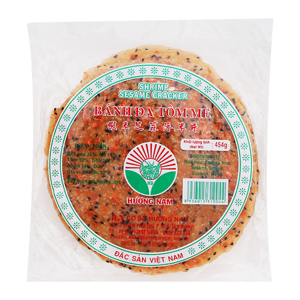 Bánh đa tôm mè Hương Nam - gói 454g, 20cm