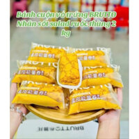 Bánh Da Trứng Cuộn Kem Tươi Chà Bông Chuẩn Xịn Ông Đầu Bếp hàng loại 1,1 thùng (2KG)