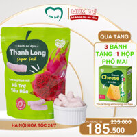 Bánh dăn dặm Thanh Long Mămmy bổ sung vitamin C, chất xơ đánh bay táo bón, hỗ trợ tiêu hóa cho bé