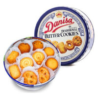 BÁNH DANISA TRADITIONAL BUTTER COOKIES HỘP THIẾC KÈM TÚI GIẤY 454G/681G