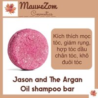 Bánh dầu gội LUSH - Jason And The Argan Oil shampoo bar (tặng kèm hộp thiếc đựng)