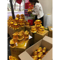 Bánh đậu xanh Hoà An hàng trưng bày Tết