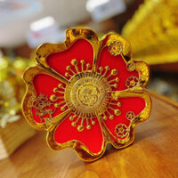 Bánh đậu xanh Hoa Đào Tết Rồng Vàng Hoàng Gia