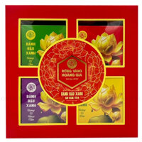 Bánh Đậu Xanh Rồng Vàng Hoàng Gia Tứ Vị Hộp 400G