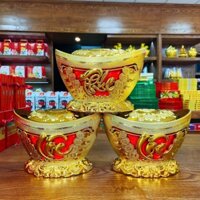 Bánh đậu xanh Tết Chĩnh Vàng Phúc Lộc Rồng Vàng Hoàng Gia