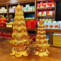 Bánh đậu xanh Tết Tháp Sen Rồng Vàng Hoàng Gia