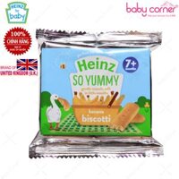 Bánh DD Heinz Banana Biscotti VỊ CHUỐI (từ 7 tháng tuổi) - 60g