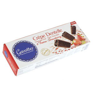 Bánh Dentelle sô cô la đen vị dâu Gavottes hộp 90g