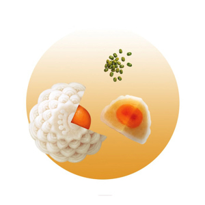 Bánh dẻo Kinh đô đậu xanh 1 trứng 180g