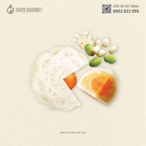 Bánh dẻo Kinh đô hạt sen hạt dưa 250g