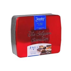 Bánh Desobry The Belgian Biscuitier JEWELS hộp thiếc màu đỏ 1kg