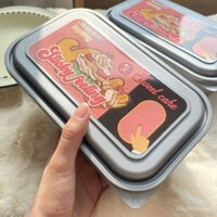 Bánh đóng hộp Squishy phục hồi chậm bánh ướt mềm cảm giác Vent đồ chơi bản sao bánh mì ép đồ chơi dính bánh mì nướng