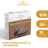 Bánh Đông Lạnh Mousse Sô-cô-la Jon Donaire Hộp 870g size 20cm